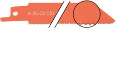 Пильные полотна FEIN BIM, < 3–8 мм, 228 мм (3 шт.) 6 35 03 051 01 0